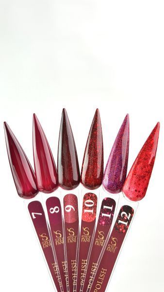 Гель лак - Без ТРО Steffani Color Gel polish №10 (9мл) - Червоний з шимером SGP09-10 фото