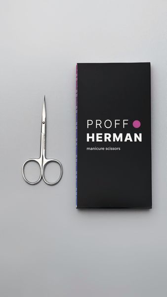 Ножиці професійні для кутикули PROFF HERMAN &ndash; BASIC 1 (100/27) basic1 фото