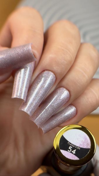 Cover Base - Без ТРО YOU POSH (30 ml). №54 - Світла рожева світловідбиваюча baseposh30054 фото