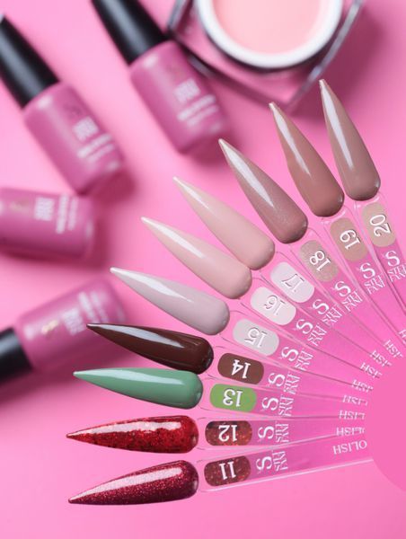 Гель лак - Без ТРО Steffani Color Gel polish №16 (9мл) - Бежево-рожевий з шимером SGP09-16 фото