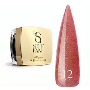 Steffani Builder Gel 12 (30мл) - Коричневий з шимером SBGel30-12 фото