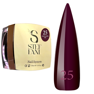 Light Acryl Gel Steffani 30 ml (Рідкий Акрил гель) №25 - Темно-бордовий steflightacryl30-25 фото