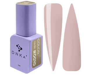 Гель лак DNKa, 7 ml Color #0010 - Блідо-рожевий беж GPDC70010 фото