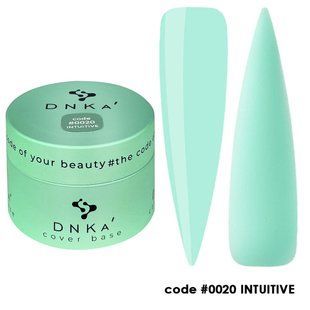 DNKa Cover Base, (30 ml). #0020 Intuitive - Тіфані (ніжно-блакитна) DNKA0020-30 фото