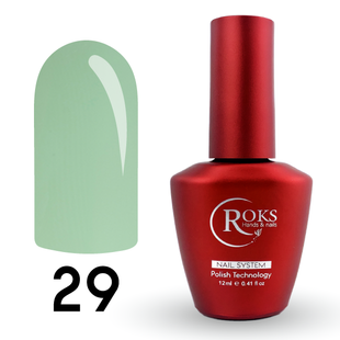 Cover Base - Без ТРО ROKS 12ml. №29 - Бірюзово-м'ятна CBR12029 фото