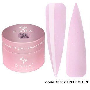 Builder Gel DNKa, (15 ml). #0007 - Молочно-ліловий з шимером BGD1507 фото