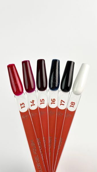 Гель лак - Без ТРО Roks 6 ml. №15 - Темно сливовий COLR15 фото