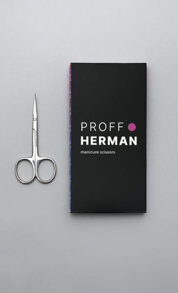 Ножиці професійні для кутикули PROFF HERMAN &ndash; PROFF 1 (100/27) proff1 фото